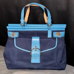 Coach Soho Dowel Top large Leather Satchel-NWOT